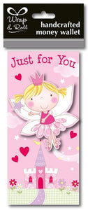 Just For You Fairy Handcrafted Money Wallet