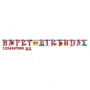 Pirate Add An Age Jumbo Letter Banner Kit