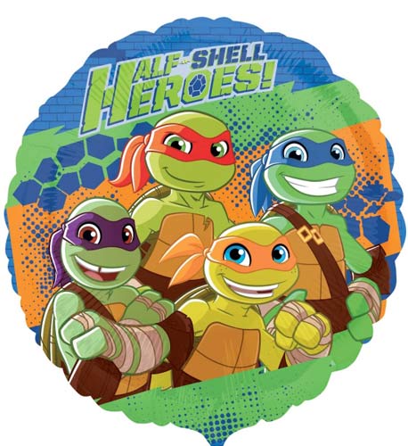 Teenage Mutant Ninja Turtles Half Shell Heroes Helium Filled Foil Balloon
