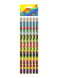 Insect Pencil With Eraser (6 Pack)