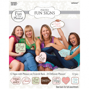 Hen Party Photo Fun Signs
