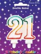 Number Candle Age 21