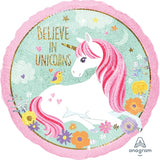 Magical Unicorns Double Sided Helium Filled Foil Balloon