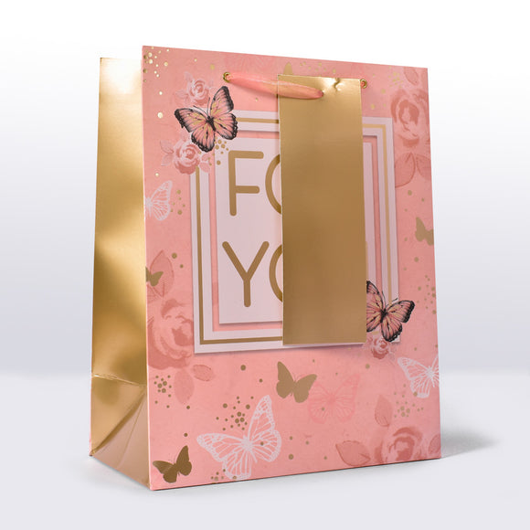 Just For You Butterfly Large Gift Bag