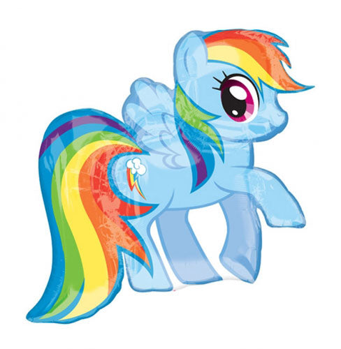 My Little Pony Rainbow Dash Supershape Helium Filled Foil Balloon