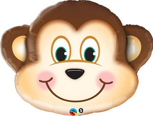 Monkey Supershape Helium Filled Foil Balloon