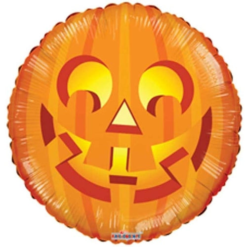 Pumpkin Helium Filled Foil Balloon