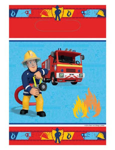 Fireman Sam Party Loot Bags x8