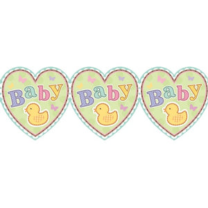 Tiny Bundle Baby Shower Printed Paper Garland x1