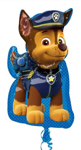 Paw Patrol Chase Supershape Helium Filled Foil Balloon