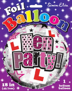 Hen Party Helium Filled Foil Balloon