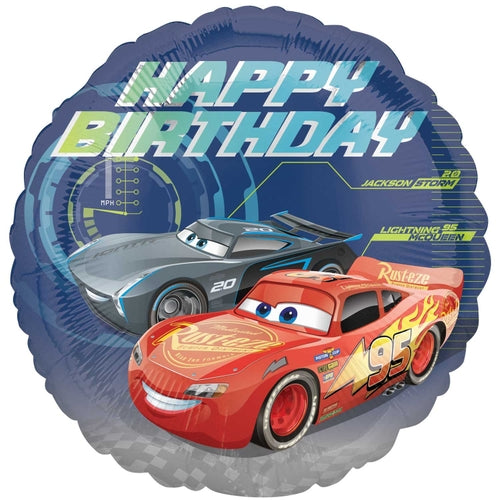 Disney Cars Happy Birthday Helium Filled Foil Balloon