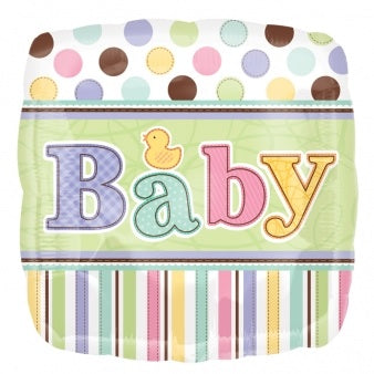 Tiny Bundle Baby Shower/New Baby Helium Filled Foil Balloon