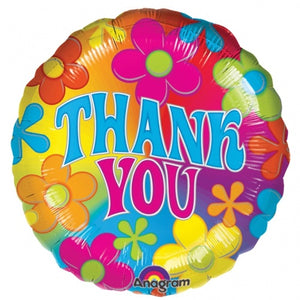Thank You Helium Filled Foil Balloon