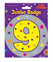 9 Jumbo Badge