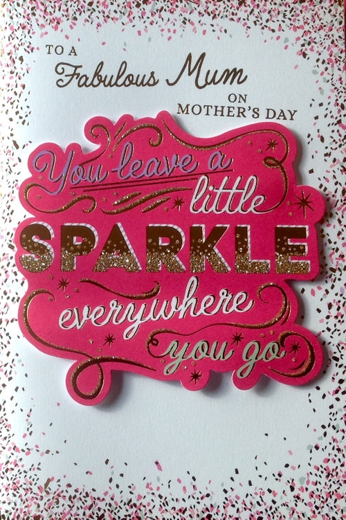 To A Fabulous Mum On Mother's Day Greeting Card