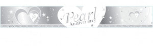 Pearl Anniversary Banner