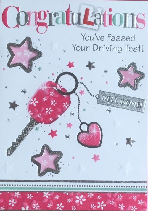 Congratulations You've Passed Your Driving Test Greeting Card