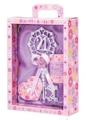 21st Birthday Female Key