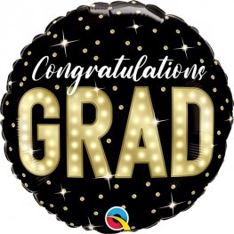 Congratulations Grad Helium Filled Foil Balloon