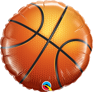 Basketball Supershape Helium Filled Foil Balloon