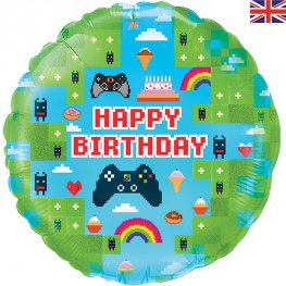 Blox Game Happy Birthday Helium Filled Foil Balloon