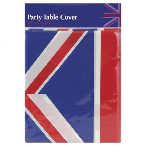 Union Jack Plastic Party Table Cover