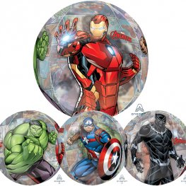 Avengers See-Thru Orbz Helium Filled Foil Balloon