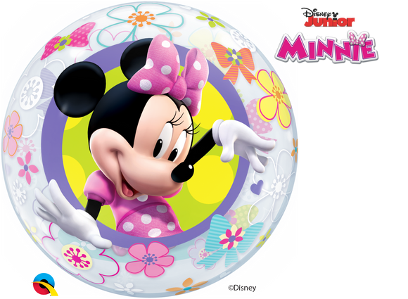 Minnie Mouse Bow-tique 2-Sided Helium Filled Single Bubble Balloon