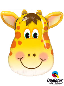 Giraffe Supershape Helium Filled Foil Balloon