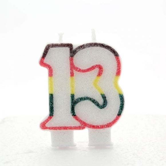 Number Candle Age 13