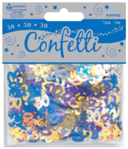Multi Colour 30 Metallic Confetti 14g