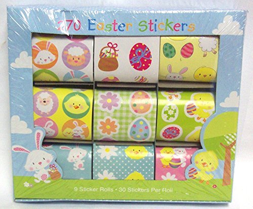 270 Easter Stickers In Assorted Designs