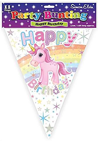 Happy Birthday Unicorn Bunting