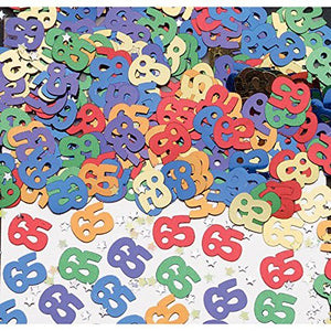 Multi Colour 65 Metallic Confetti 14g