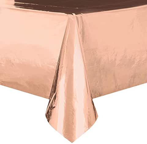 Rose Gold Plastic Tablecover