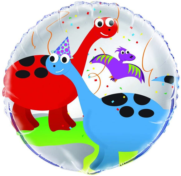 Dinosaurs Helium Filled Foil Balloon