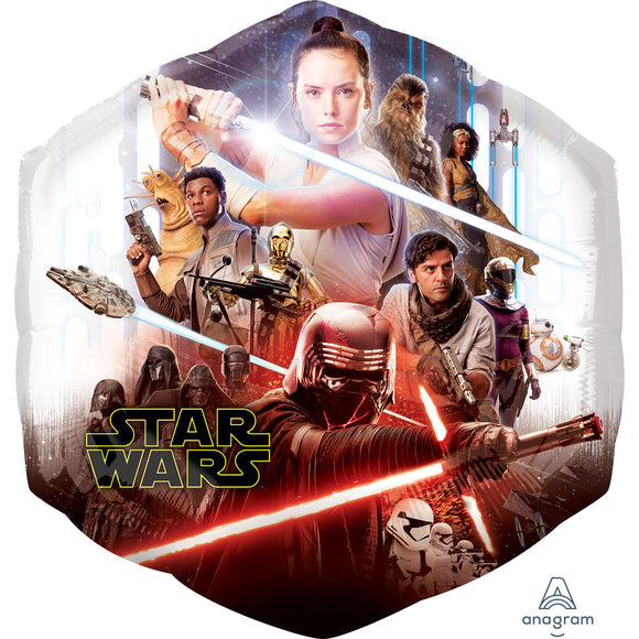 Star Wars The Rise Of Skywalker Supershape Helium Filled Foil Balloon