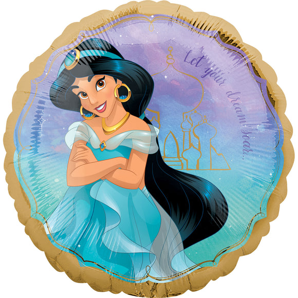 Disney Princess Jasmine Helium Filled Foil Balloon