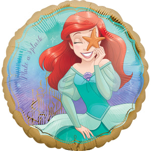 Disney Princess Ariel Helium Filled Foil Balloon