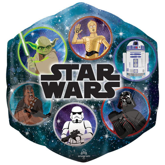 Star Wars Galaxy Supershape Helium Filled Foil Balloon