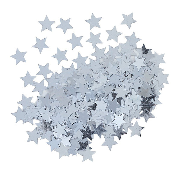 Silver Stardust Metallic Confetti 14g