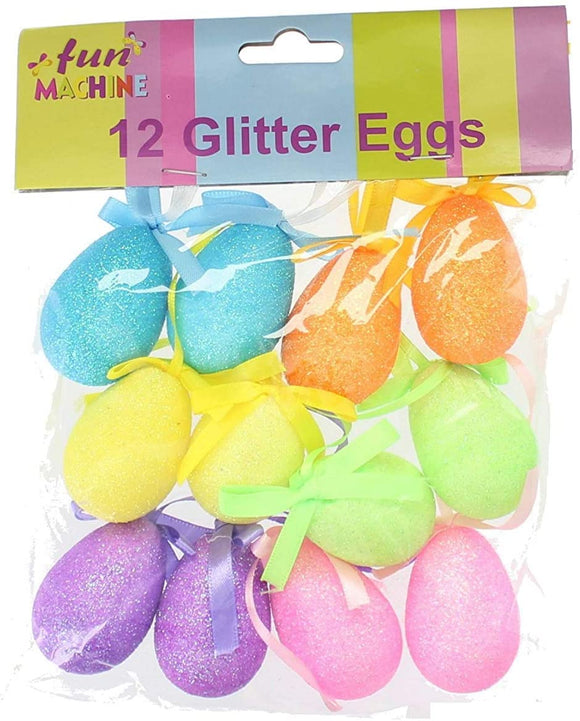 12 Glitter Eggs