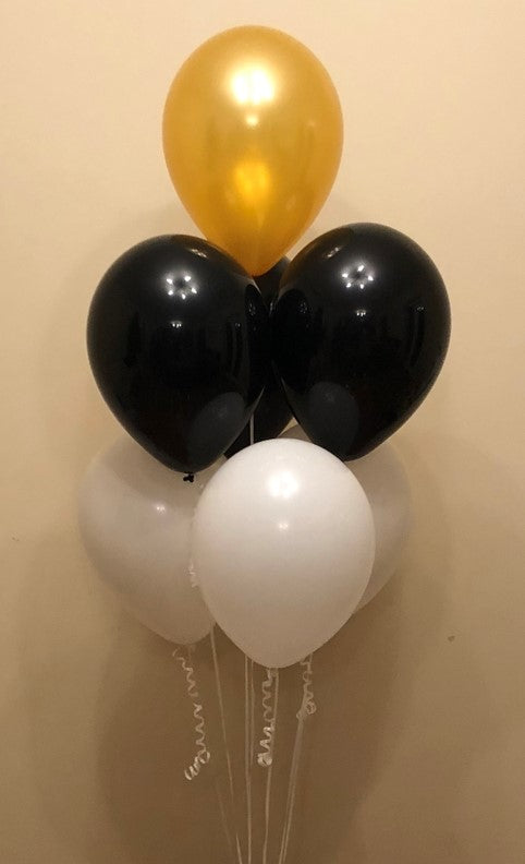 7 Latex Balloon Cluster