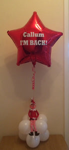 Elf Returns Personalised Helium Filled Foil Balloon