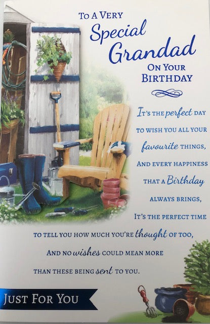 To A Very Special Grandad Birthday Greeting Card