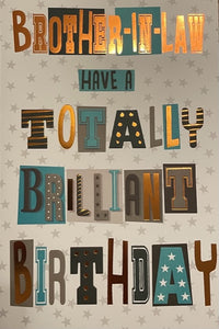 Brother-In-Law Birthday Greeting Card