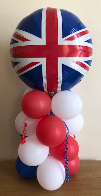 Union Jack Air Filled Table Decoration