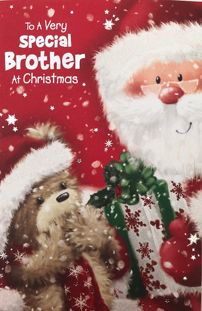 To A Very Special Brother Christmas Greeting Card