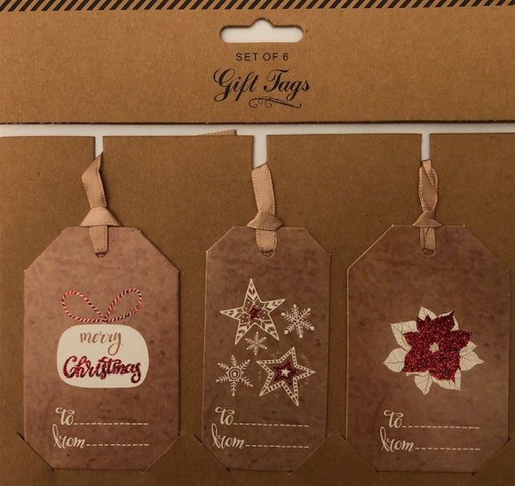 Christmas Gift Tags (Pack of 6)